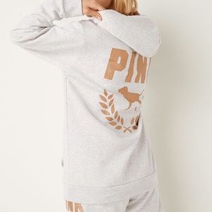 🆕VS PINK EVERYDAY LOUNGE CAMPUS PULLOVER SIZE  XL. NIP!